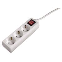 Hama Distribution Panel 3 Sockets With Switch 5 M White - thumbnail