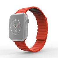 Siliconen Loop bandje - Rood - Geschikt voor Apple Watch 42mm / 44mm / 45mm / 49mm - thumbnail