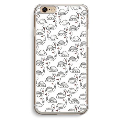 Zwanen: iPhone 6 / 6S Transparant Hoesje