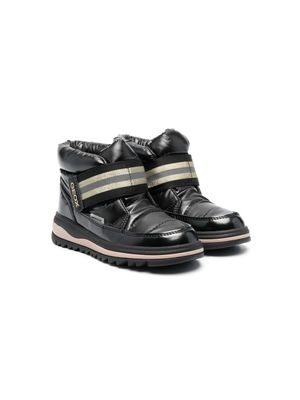 Geox Kids bottines Adelhide AB à attache scratch - Noir