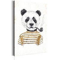 Schilderij - My Home: Time To Rest , panda