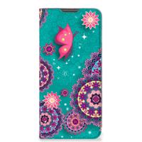 Motorola Moto G22 | Bookcase | Cirkels en Vlinders