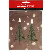 Creativ Company Mini creative kit macrame kerstboom