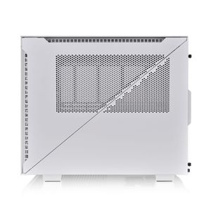 Thermaltake Divider 200 TG Air Snow Micro-tower PC-behuizing Wit 2 voorgeïnstalleerde ventilators, Zijvenster, Stoffilter