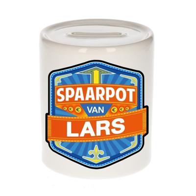 Kinder spaarpot met naam - Lars - keramiek - met dop - wit - Sparen - Spaargeld van Lars Kinder spaarpot met naam - Lars - keramiek - met dop - wit - Sparen - Spaargeld van Lars