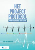 Het Projectprotocol - Projectmanagement voor de Zorg - John van Rouwendaal - ebook
