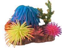 Siliconenbloem 3x met rots en schelp 15 cm Gebr de Boon - Gebr de boon
