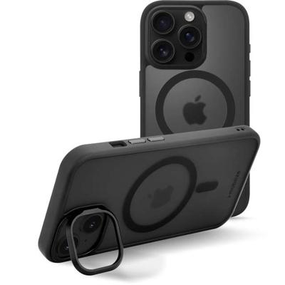 Mobilize MagSafe Compatible Hybrid Pro Case with Camera Stand Apple iPhone 16 Pro Black
