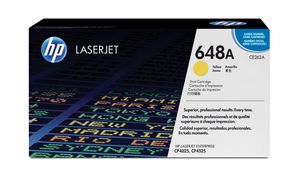 HP 648A originele gele LaserJet tonercartridge