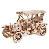 Robotime ROKR 3D houten klassieke auto - thumbnail