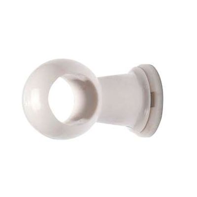 2 Steunen Combi Midden Ø13mm - wit - Leen Bakker