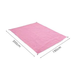 Shop Story XXL anti-zand strandlaken Roze 200 x 150 cm