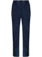 FOO AND FOO pantalon de jogging en coton - Bleu