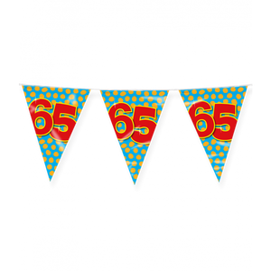 Happy Verjaardag Vlaggenlijn 65 jaar (10m)