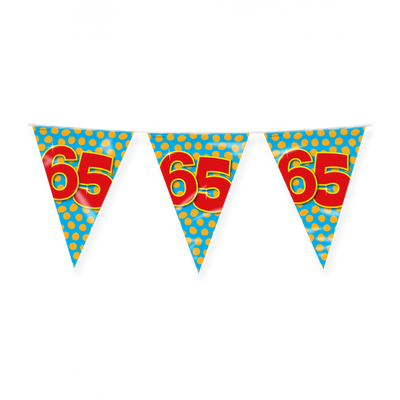 Happy Verjaardag Vlaggenlijn 65 jaar (10m)