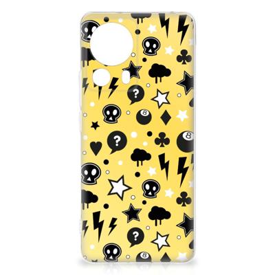 Silicone Back Case Xiaomi 13 Lite Punk Geel Silicone Back Case Xiaomi 13 Lite Punk Geel