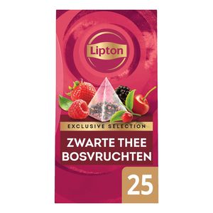 Lipton - Exclusive Selection Zwarte Thee bosvruchten - 25 zakjes