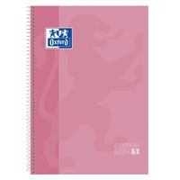 Notitieboek Oxford Classic Europeanbook A4+ 4-gaats lijn 80vel roze - thumbnail