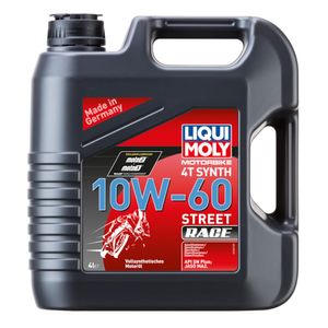 LIQUI MOLY 10W-60 synthetisch Street Race, Motorolie 4T, 4L