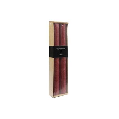Dinerkaars Vela diameter3x25 cm 2 st. - Rood - Decostar