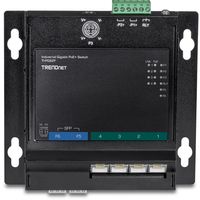 Trendnet TI-PG62F netwerk-switch Gigabit Ethernet (10/100/1000) Power over Ethernet (PoE) Zwart - thumbnail