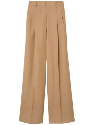 Burberry pantalon ample à deisgn plissé - Tons neutres