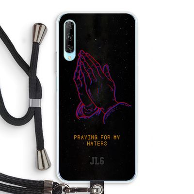 Praying For My Haters: Huawei P Smart Pro Transparant Hoesje met koord