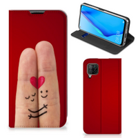 Huawei P40 Lite Hippe Standcase Liefde - Origineel Romantisch Cadeau