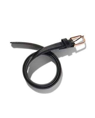 HEMA Dames riem met dierenprint 2.3cm zwart (zwart)