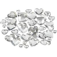 Creativ Company Strasstenen, afm 6+10+14 mm, zilver, 252 stuk/ 1 doos