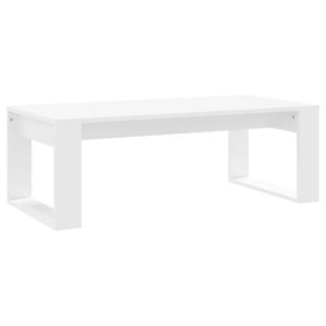 vidaXL Salontafel 102x50x35 cm bewerkt hout wit