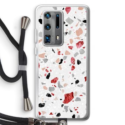Terrazzo N°12: Huawei P40 Pro Plus Transparant Hoesje met koord