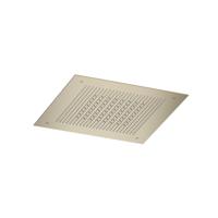 Hotbath Inbouw hoofddouche Ace Velvet & Rainshower 38x38 cm Geborsteld Messing PVD