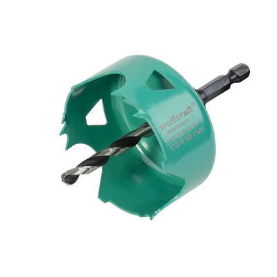 Wolfcraft Carbonstalen gatenzaag | Ø65mm | 1 stuk - 5967000