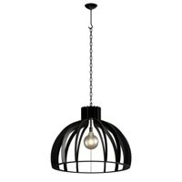 Hanglamp Rond Catania zwart (incl. lamp)