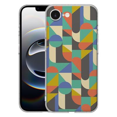TPU Hoesje iPhone 16e - Funky Retro Backcover TPU Hoesje iPhone 16e - Funky Retro Backcover