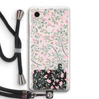 Sierlijke bloemen: Pixel 3 Transparant Hoesje met koord