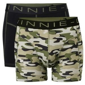 Vinnie-G Boxershorts 2-pack Black / Army Green Print-XXL