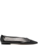 Aeyde ballerines Betty en cuir - Noir