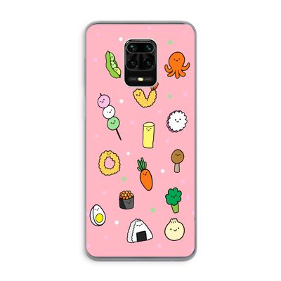 Happy bento friends: Xiaomi Redmi Note 9 Pro Transparant Hoesje