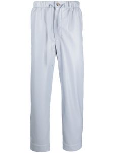 Nanushka pantalon Jain en cuir artificiel - Bleu