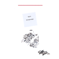 Krimphulzen t.b.v. bevestigingsdraad 100 st