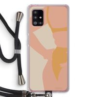 Bikini body: Samsung Galaxy A51 5G Transparant Hoesje met koord