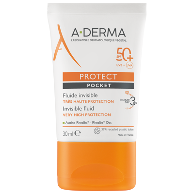 A-Derma Crème Protect Pocket Fluide Invisible Spf50+ 30ml