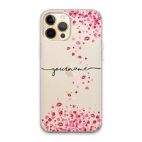 Hartjes en kusjes: iPhone 13 Pro Max Transparant Hoesje