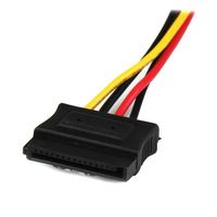 StarTech.com 30cm LP4 naar 2x Vergrendelbare Y-adapter Splitterkabel SATA Voeding 4-pin Molex naar 2x SATA - thumbnail