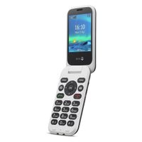 Doro 6880 4G Eenvoudige Klaptelefoon Wit/Zwart Doro 6880 4G Eenvoudige Klaptelefoon Wit/Zwart