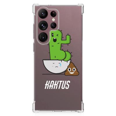 Samsung Galaxy S23 Ultra Stevig | Bumper Hoesje | Cactus Poo Samsung Galaxy S23 Ultra Stevig | Bumper Hoesje | Cactus Poo