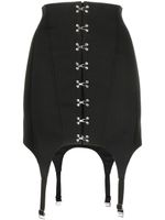 Dion Lee minijupe Corset - Noir