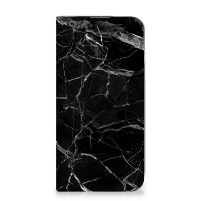iPhone 14 | Standcase | Marmer Zwart - Origineel Cadeau Vader